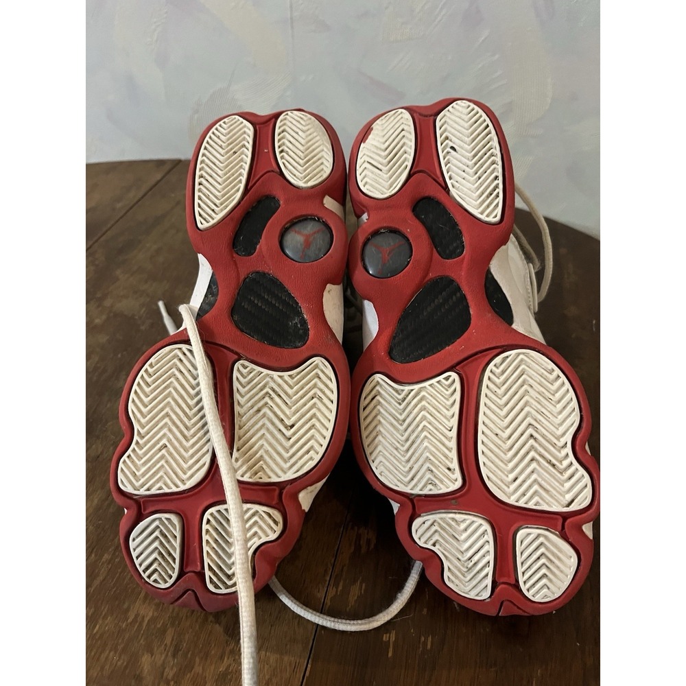 Nike Air Jordan 6 Rings Size 4.5Y 323419-160 White University Red Blk Basketball - Picture 8 of 8